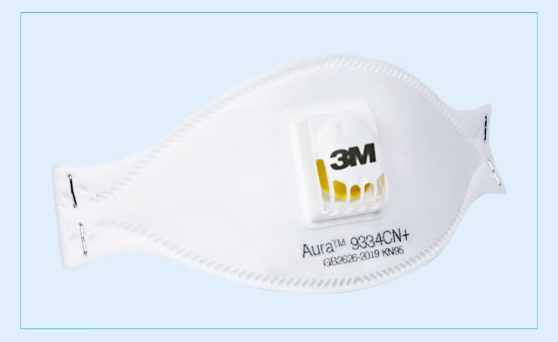 3M 9334CN+ 防颗粒物口罩 （呼气阀、头带式、欧洲FFP3认证和中国KN95认证）